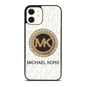 MICHAEL KORS MK LOGO DIAMOND iPhone 12 Case Cover