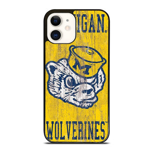 MICHIGAN WOLVERINES FOOTBALL UNIVERSITY ICON iPhone 12 Case Cover