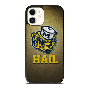 MICHIGAN WOLVERINES MASCOT iPhone 12 Case Cover