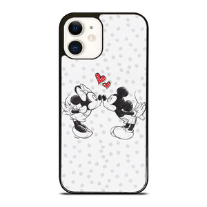MICKEY AND MINIE MOUSE KISSING Disney iPhone 12 Case Cover