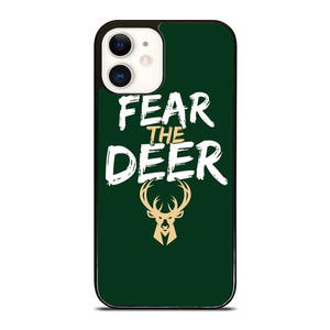 MILWAUKEE BUCKS LOGO BASEBALL FEAR THE DEER iPhone 12 Case Cover