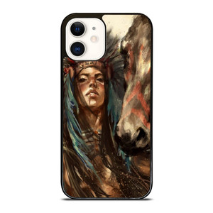 NATIVE AMERICAN PEOPLE ART iPhone 12 Case Cover