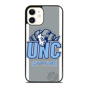 NORTH CAROLINA TAR HEELS LOGO BASKETBALL UNIVERSITY MASCOT iPhone 12 Case Cover