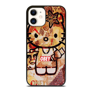 OBEY HELLO KITTY iPhone 12 Case Cover