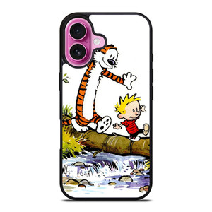 CALVIN AND HOBBES CARTOON iPhone 16 Plus Case Cover