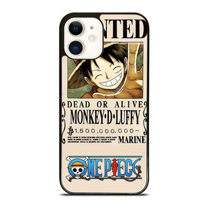 ONE PIECE LUFFY WANTED iPhone 12 Case Cover