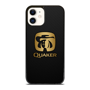 QUAKER OAT LOGO CARBON iPhone 12 Case Cover