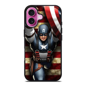 CAPTAIN AMERICA MARVEL iPhone 16 Plus Case Cover CAPTAIN AMERICA MARVEL iPhone 16 Plus Case Cover