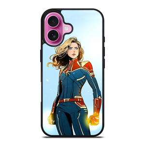 CAPTAIN MARVEL CARTOON iPhone 16 Plus Case Cover CAPTAIN MARVEL CARTOON iPhone 16 Plus Case Cover