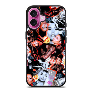 CARDI B COLLAGE 2 iPhone 16 Plus Case Cover CARDI B COLLAGE 2 iPhone 16 Plus Case Cover