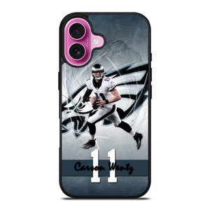 CARSON WENTZ 11 PHILADELPHIA EAGLES iPhone 16 Plus Case Cover CARSON WENTZ 11 PHILADELPHIA EAGLES iPhone 16 Plus Case Cover