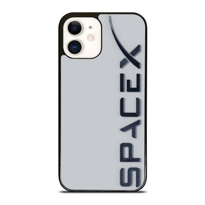 SPACE X LOGO GREY iPhone 12 Case Cover