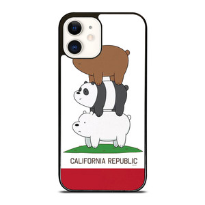 WE BARE BEARS CALIFORNIA REPUBLIC iPhone 12 Case Cover