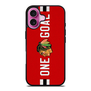 CHICAGO BLACKHAWKS ONE GOAL iPhone 16 Plus Case Cover
