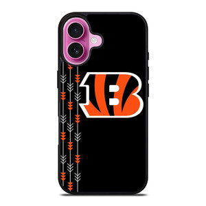 CINCINNATI BENGALS FOOTBALL LOGO ICON iPhone 16 Plus Case Cover