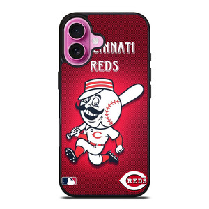 CINCINNATI REDS LOGO MLB BASEBALL TEAM MASCOT iPhone 16 Plus Case Cover