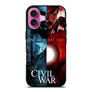 CIVIL WAR 2 Marvel Avengers iPhone 16 Plus Case Cover