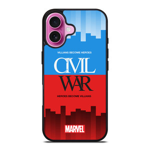 CIVIL WAR 3 Marvel Avengers iPhone 16 Plus Case Cover