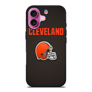 CLEVELAND BROWNS HELMET iPhone 16 Plus Case Cover CLEVELAND BROWNS HELMET iPhone 16 Plus Case Cover