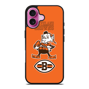 CLEVELAND BROWNS LOGO iPhone 16 Plus Case Cover CLEVELAND BROWNS LOGO iPhone 16 Plus Case Cover