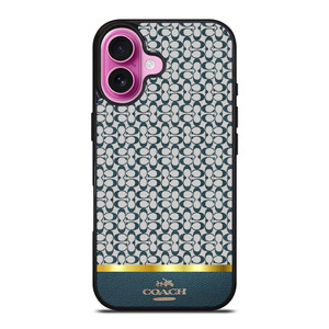 COACH NEW YORK ICON BLUE EMBLEM iPhone 16 Plus Case Cover