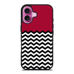 COLORBLOCK DARK RED CHEVRON iPhone 16 Plus Case Cover