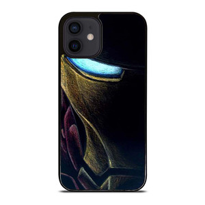 IRONE MAN AVENGERS FACE ART iPhone 12 Mini Case Cover