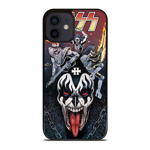 KISS BAND SKULL iPhone 12 Mini Case Cover