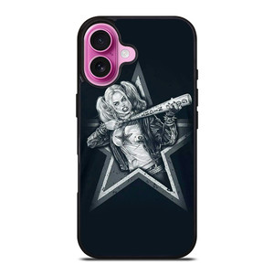 DALLAS COWBOYS HARLEY QUINN iPhone 16 Plus Case Cover