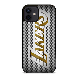 LOS ANGELES LAKERS METAL LOGO iPhone 12 Mini Case Cover