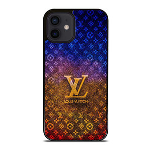 LOUIS VUITTON LV LOGO SPARKLE ICON PATTERN iPhone 12 Mini Case Cover
