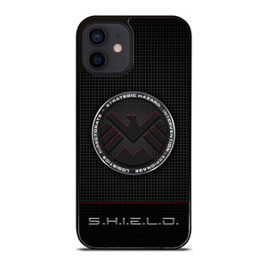 MARVEL AGENTS OF SHIELD LOGO METAL iPhone 12 Mini Case Cover