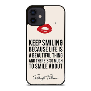 MARYLIN MONROE QUOTES iPhone 12 Mini Case Cover