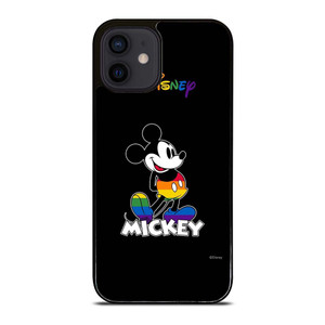 MICKEY MOUSE CARTOON BLACK DISNEY iPhone 12 Mini Case Cover