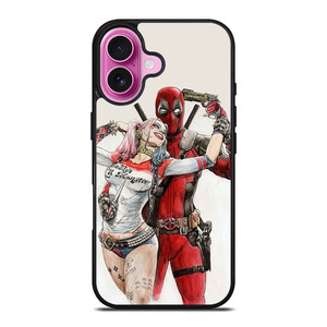 DEADPOOL HARLEY QUINN iPhone 16 Plus Case Cover DEADPOOL HARLEY QUINN iPhone 16 Plus Case Cover