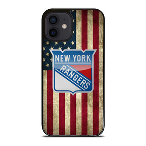 NEW YORK RANGERS NHL AMERICAN FLAG iPhone 12 Mini Case Cover