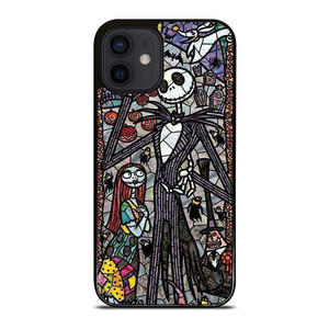 NIGHTMARE BEFORE CHRISTMAS ART GLASS iPhone 12 Mini Case Cover