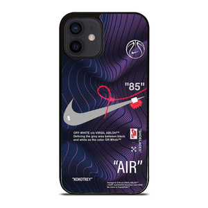 NIKE AIR JORDAN OFF WHITE PURPLE iPhone 12 Mini Case Cover