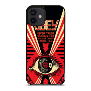 OBEY NEVER TRUST YOUR OWN EYES iPhone 12 Mini Case Cover