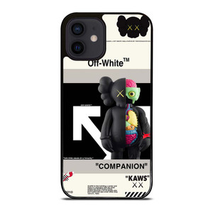 OFF WHITE KAWS COMPANION iPhone 12 Mini Case Cover