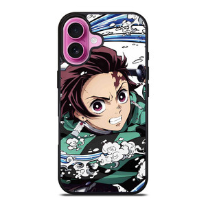 DEMON SLAYER KIMETSU NO YAIBA TANJIRO KAMADO WATER iPhone 16 Plus Case Cover DEMON SLAYER KIMETSU NO YAIBA TANJIRO KAMADO WATER iPhone 16 Plus Case Cover