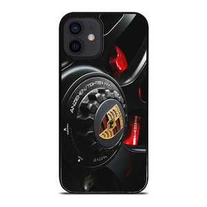 PORSCHE LOGO CAR ON RIM iPhone 12 Mini Case Cover