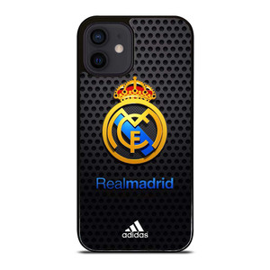 REAL MADRID FC METAL LOGO iPhone 12 Mini Case Cover