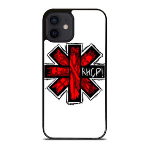 RED HOT CHILI PEPPERS LOGO WHITE iPhone 12 Mini Case Cover