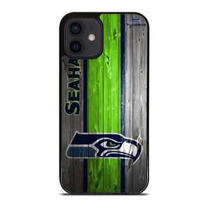 SEATTLE SEAHAWKS WOODEN LOGO iPhone 12 Mini Case Cover