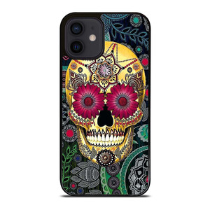 SUGAR SKULL TATTOO FLOWER iPhone 12 Mini Case Cover