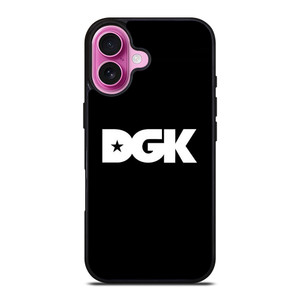 DGK SKATEBOARDING LOGO BLACK iPhone 16 Plus Case Cover