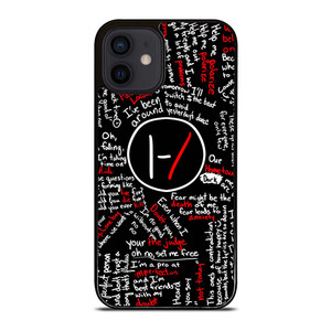 TWENTY ONE PILOTS LYRICS iPhone 12 Mini Case Cover