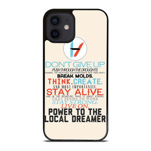 TWENTY ONE PILOTS TITLES iPhone 12 Mini Case Cover