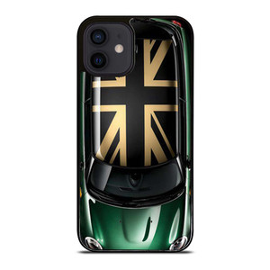 UNIONS JACK MINI COOPER GREEN iPhone 12 Mini Case Cover